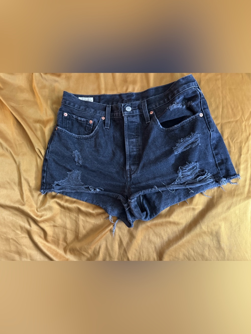 Levi's Black Slim Straight Button-Fly Jeans